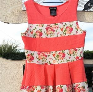 Girls ·Sz·12·~ Beautiful Sunset Orange Dress
